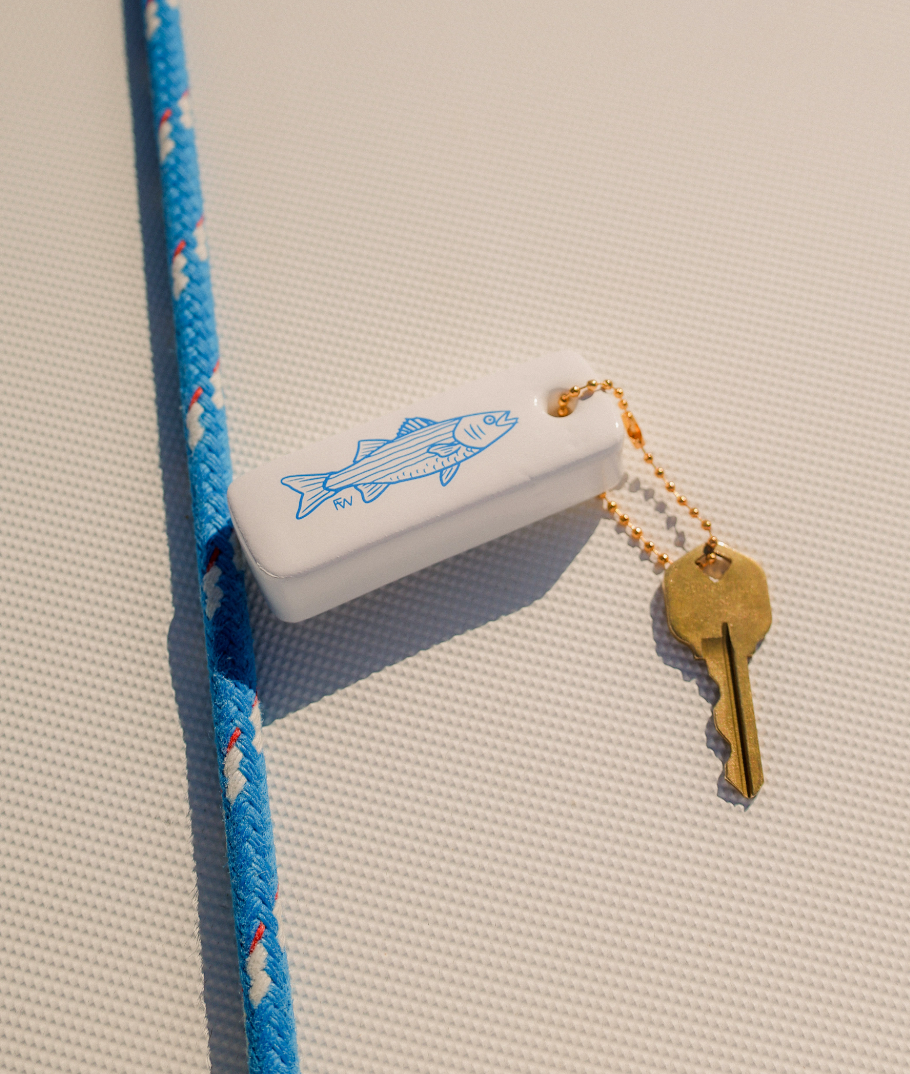 FISH Floating Keychain
