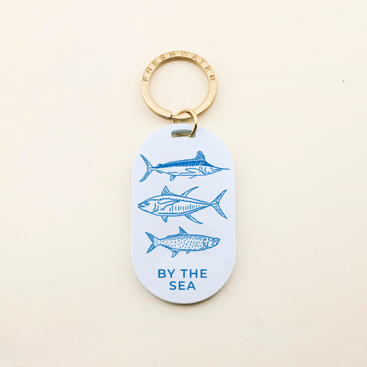 By the Sea Fish Pill Keychain