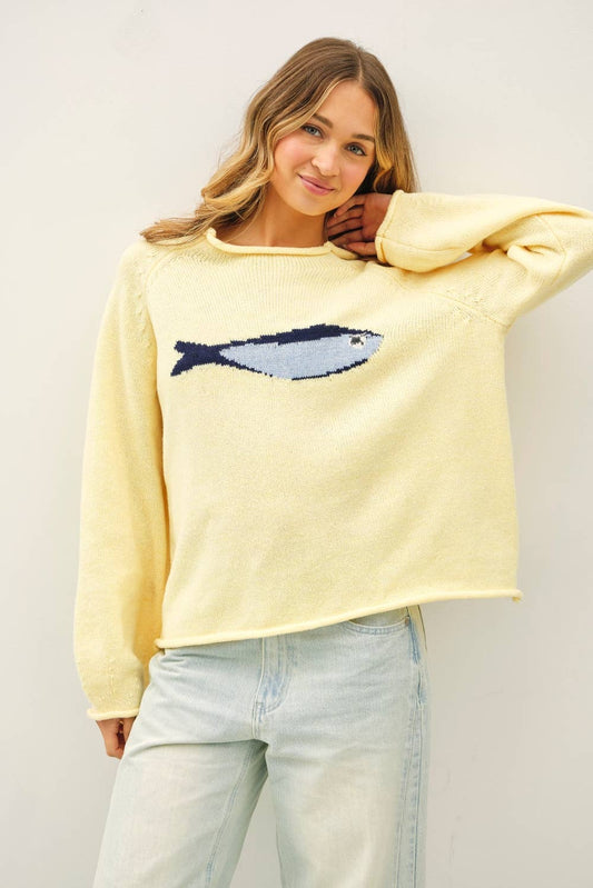 Lucky fish sweater