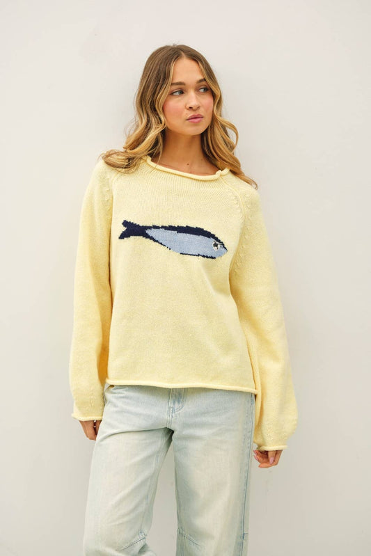 Lucky fish sweater