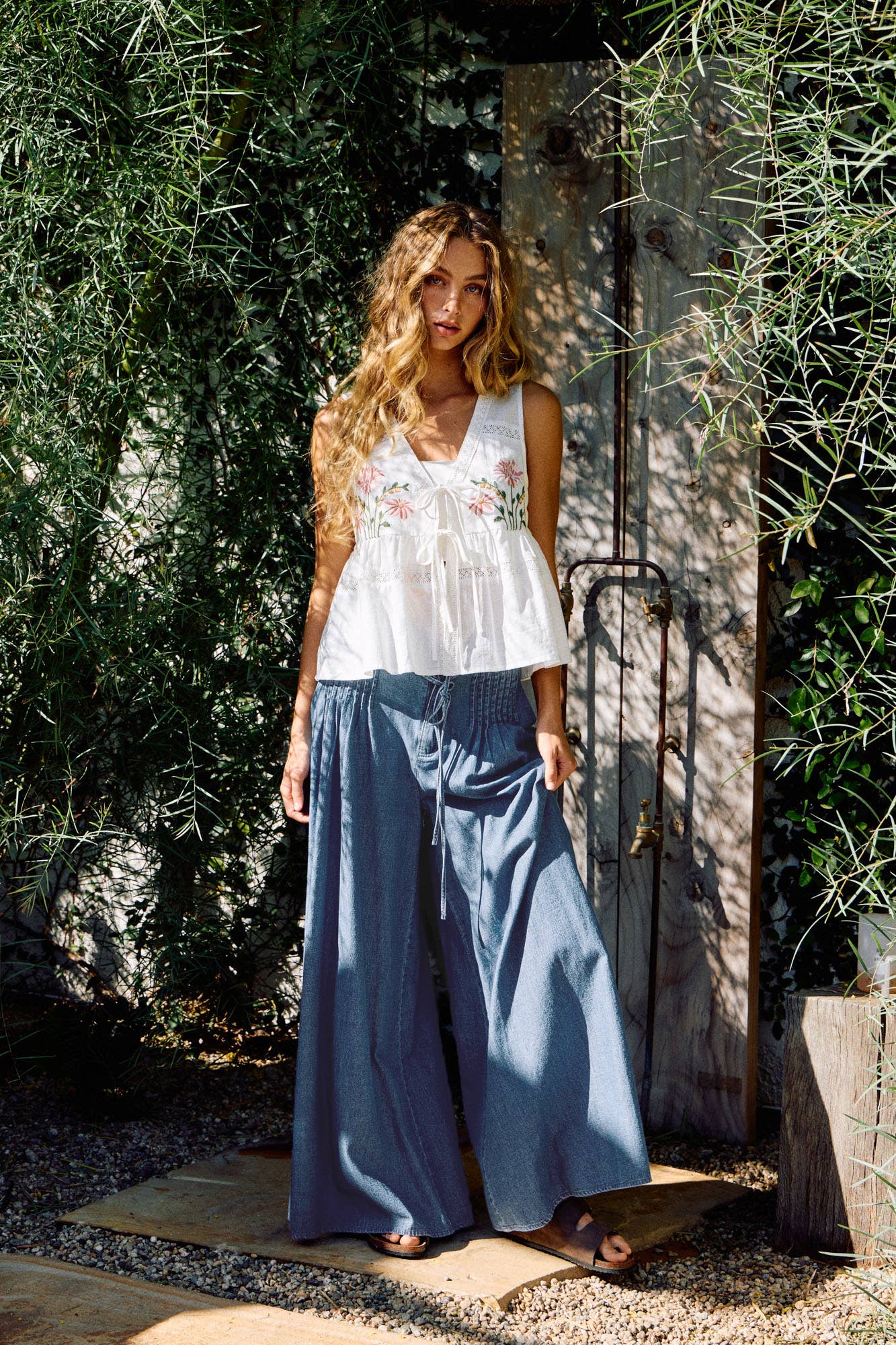 Wildflower Tie Top